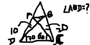 Find angle ABC value?