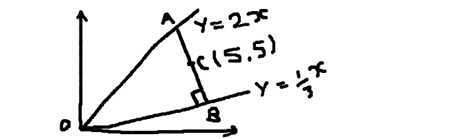 Find Area of right triangle