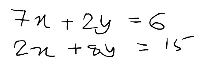 Simultaneous eqn